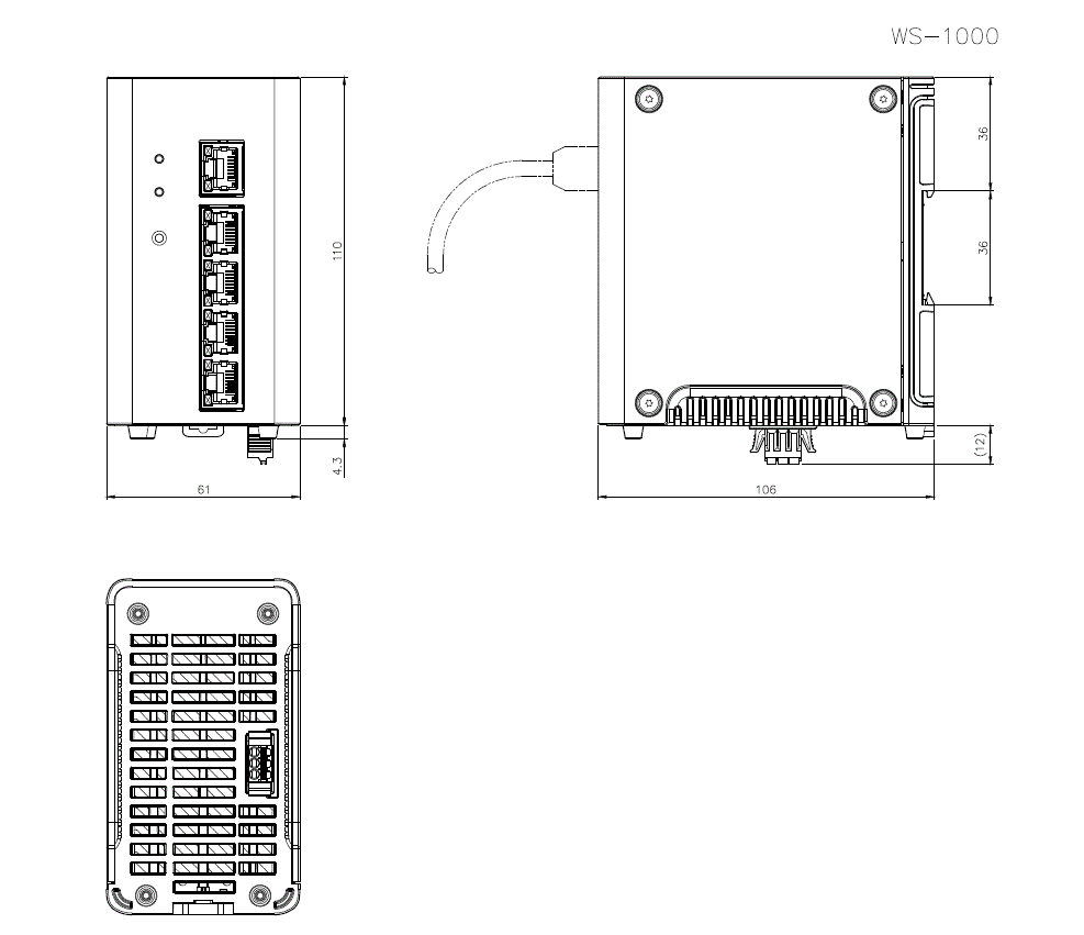 WS-1000 Dimension