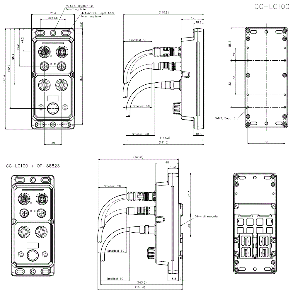 CG-LC100 Dimension