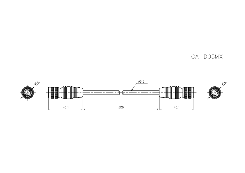 CA-D05MX Dimension