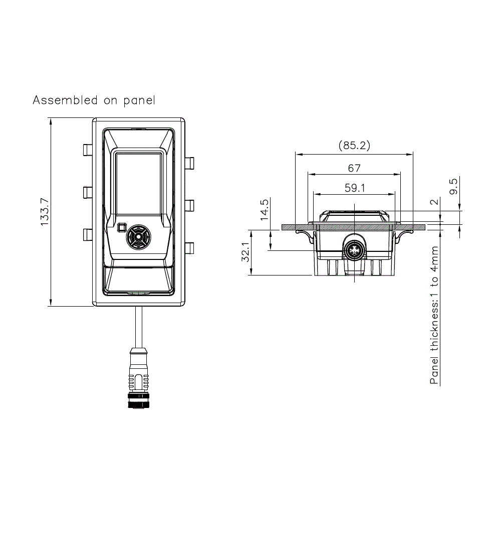 FR-LB1 Dimension