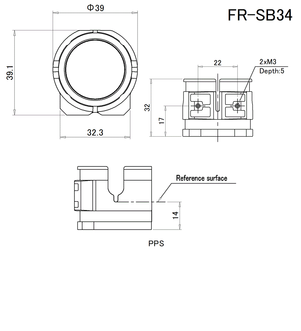 FR-SB34 Dimension