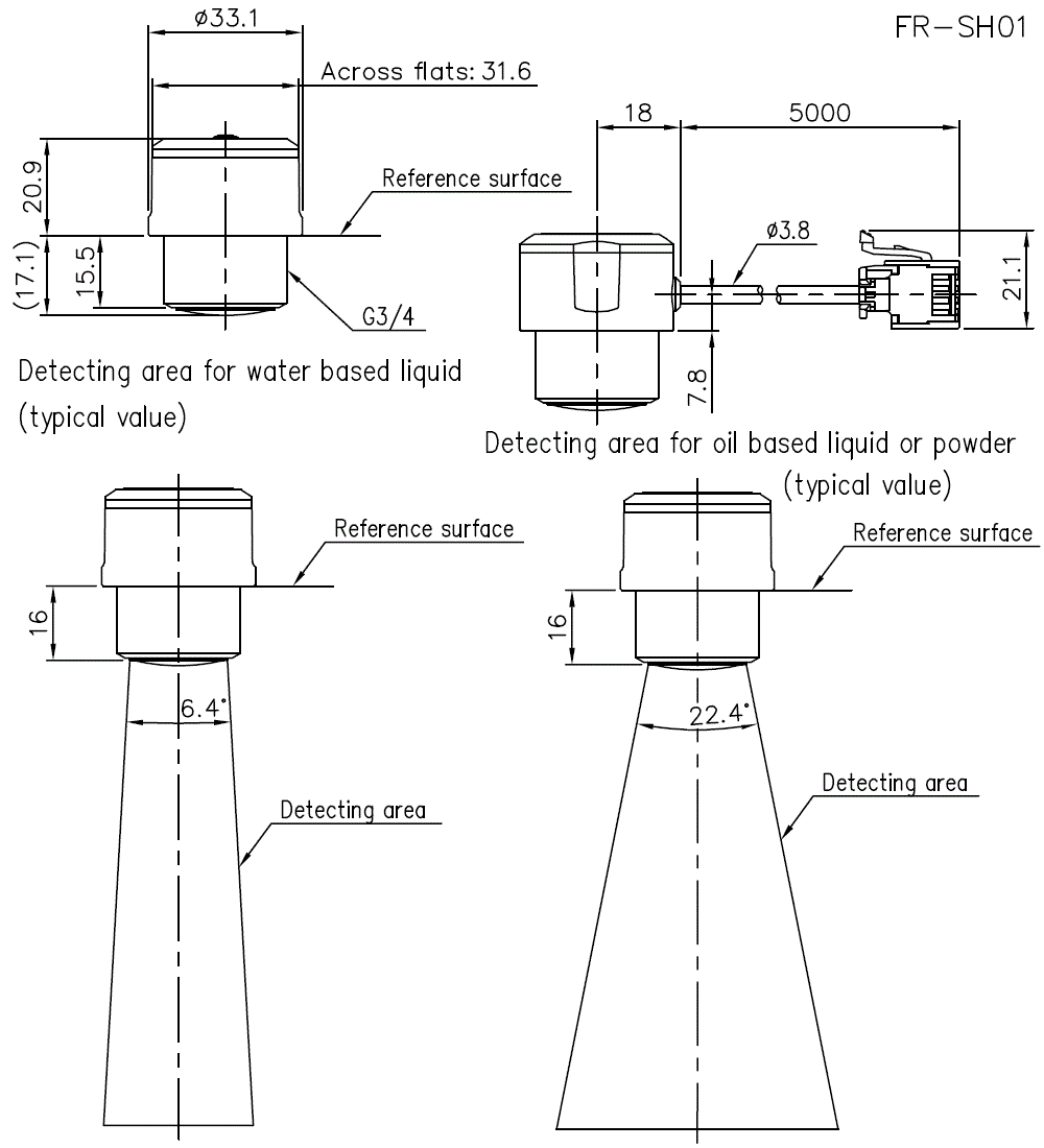 FR-SH01 Dimension