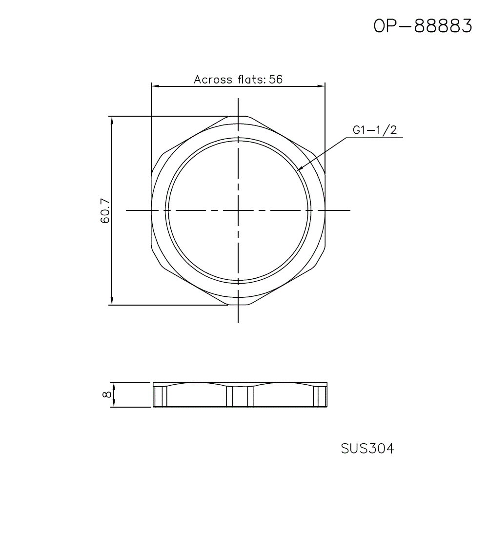 OP-88883 Dimension