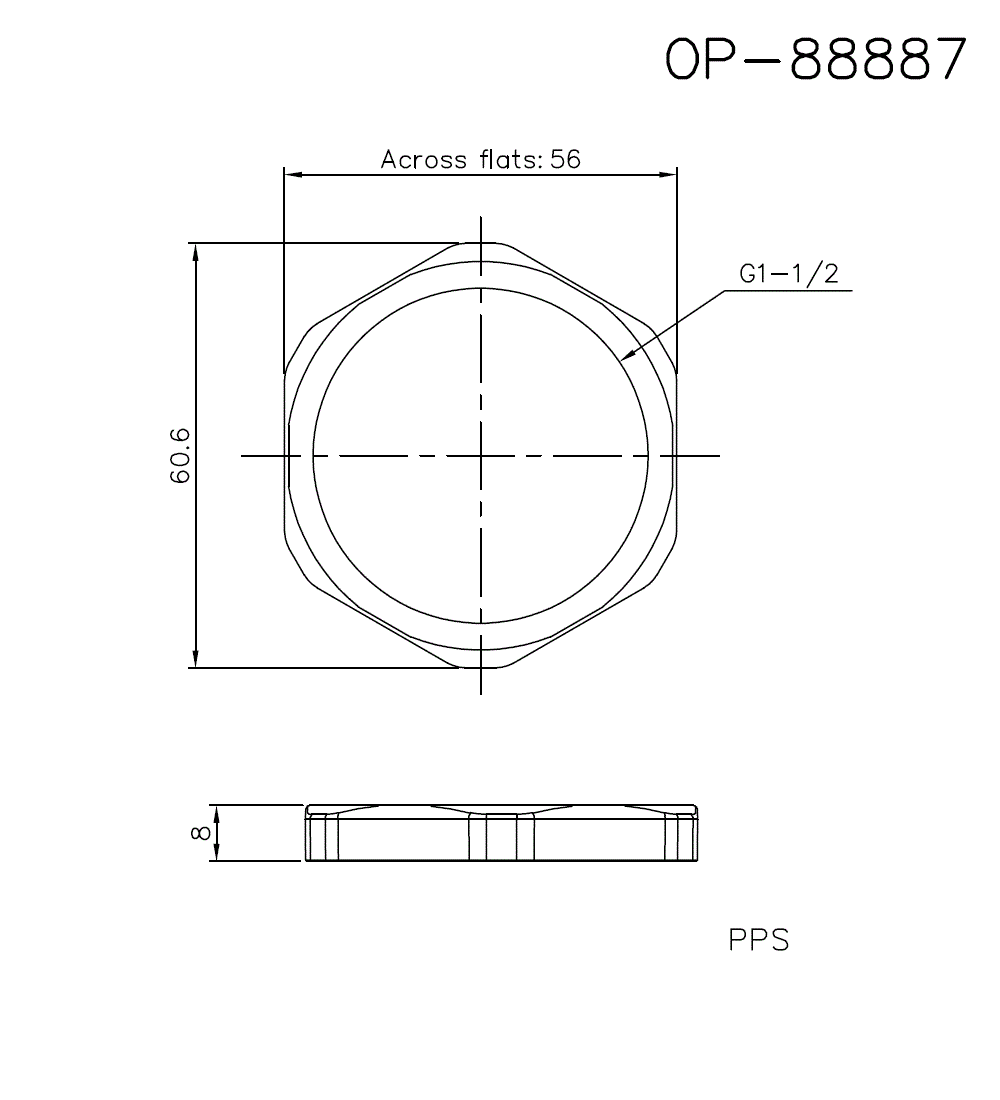 OP-88887 Dimension