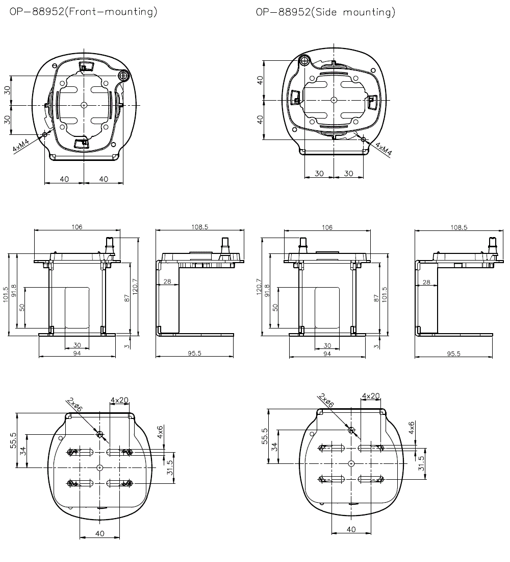 OP-88952 Dimension