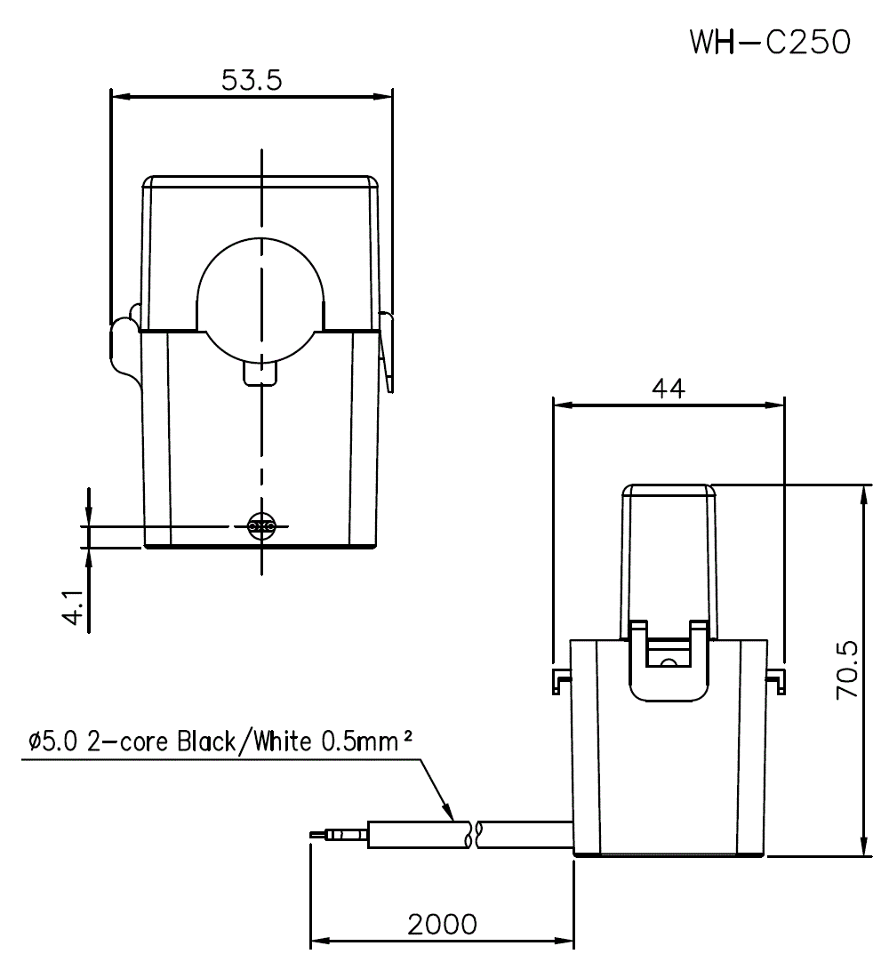 WH-C250 Dimension