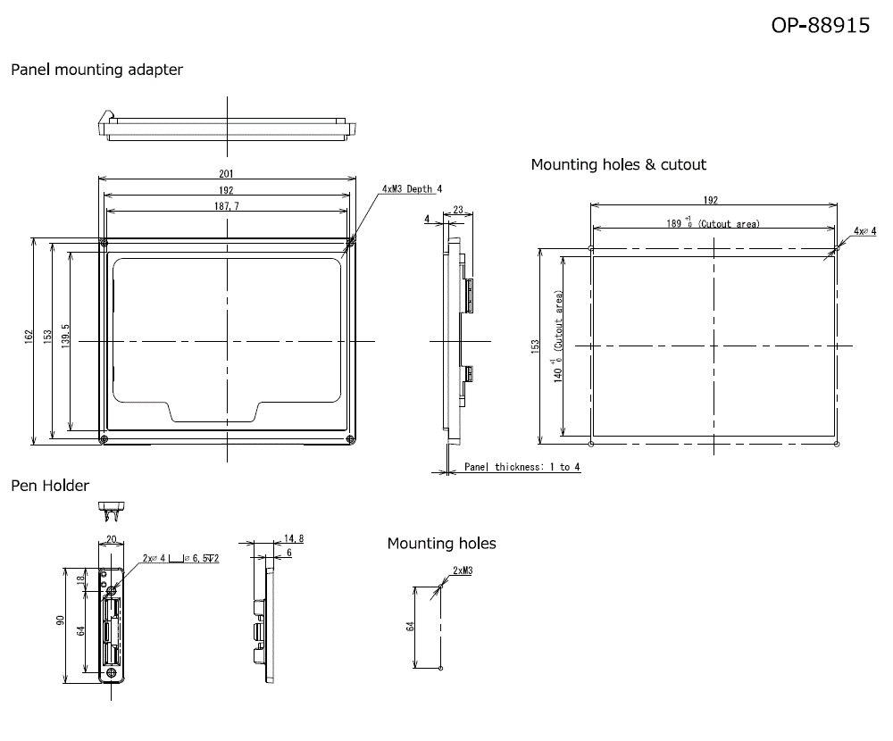 OP-88915 Dimension