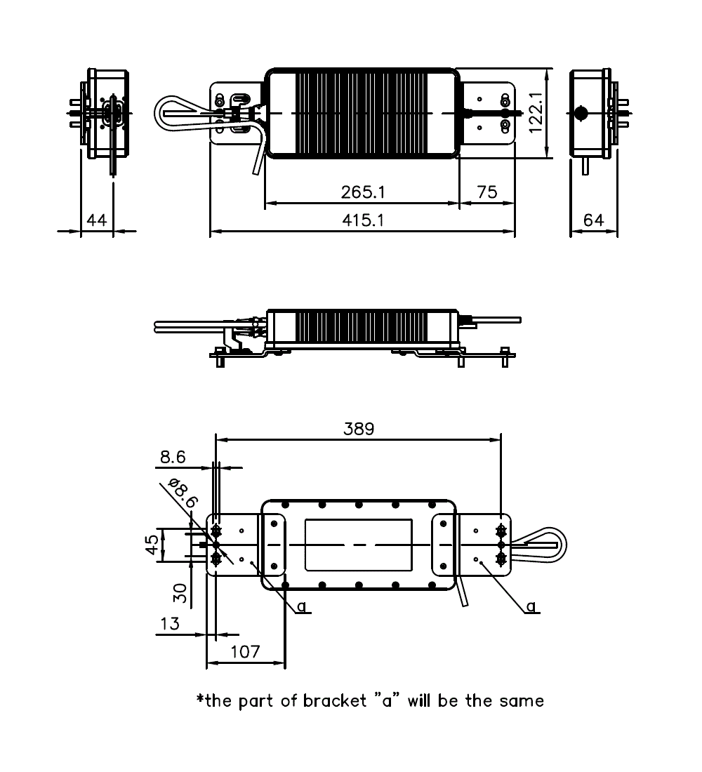 OP-88943/OP-88944 Dimension