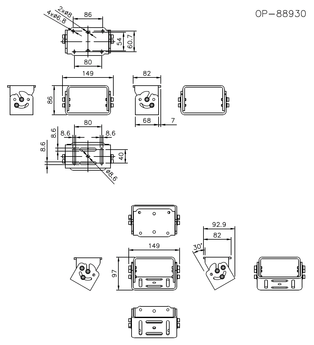 OP-88930 Dimension