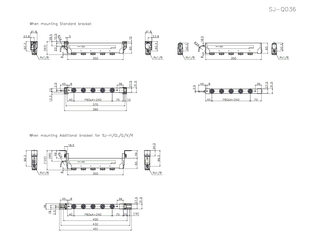 SJ-Q036 Dimension