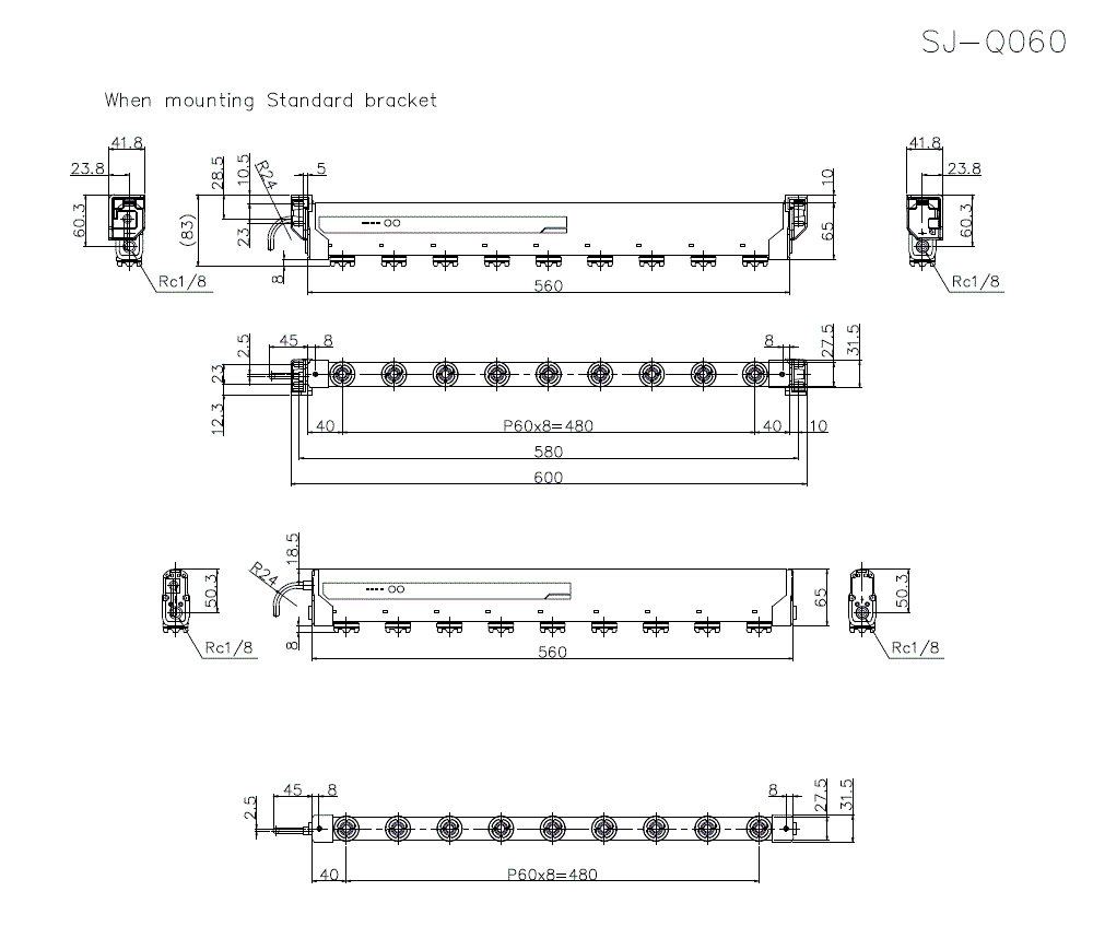 SJ-Q060 Dimension