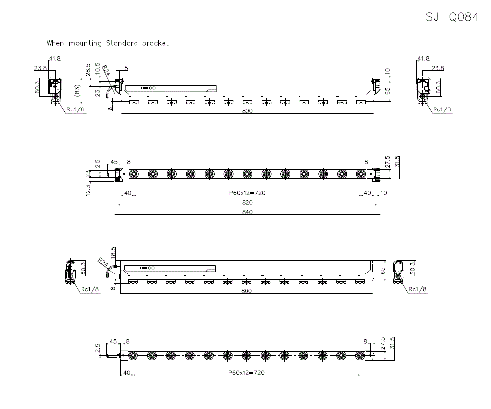 SJ-Q084 Dimension