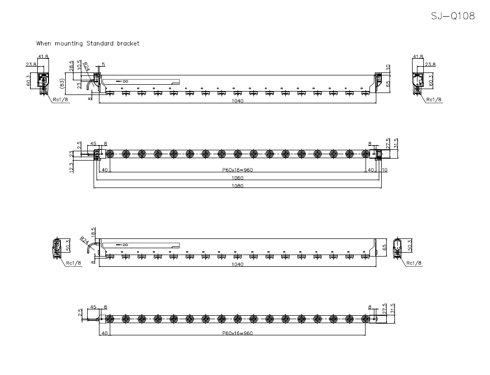 SJ-Q108 Dimension