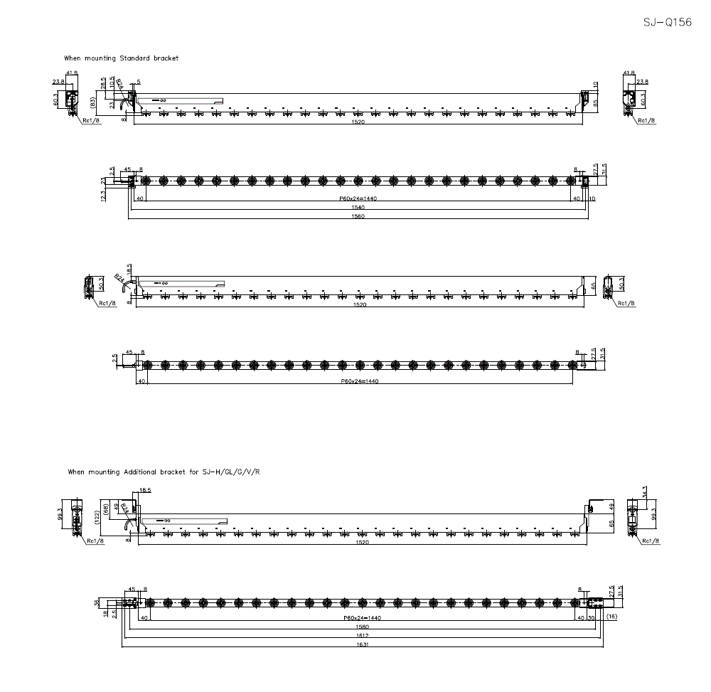 SJ-Q156 Dimension