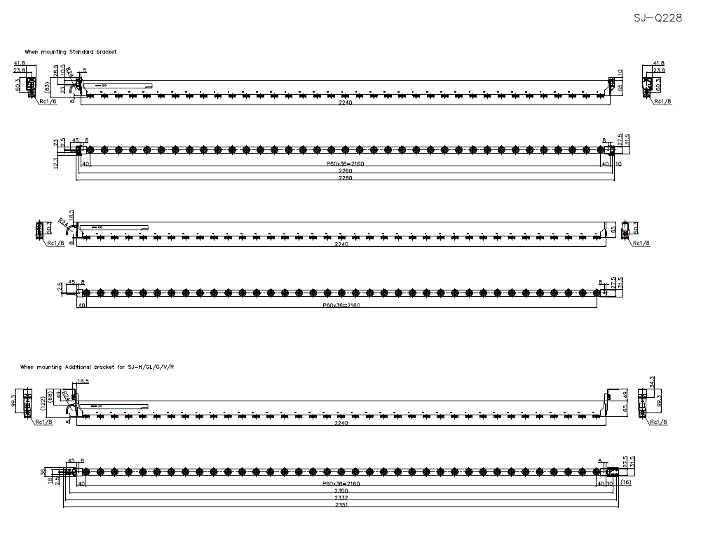 SJ-Q228 Dimension