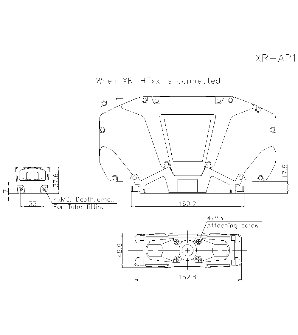 XR-AP1 Dimension