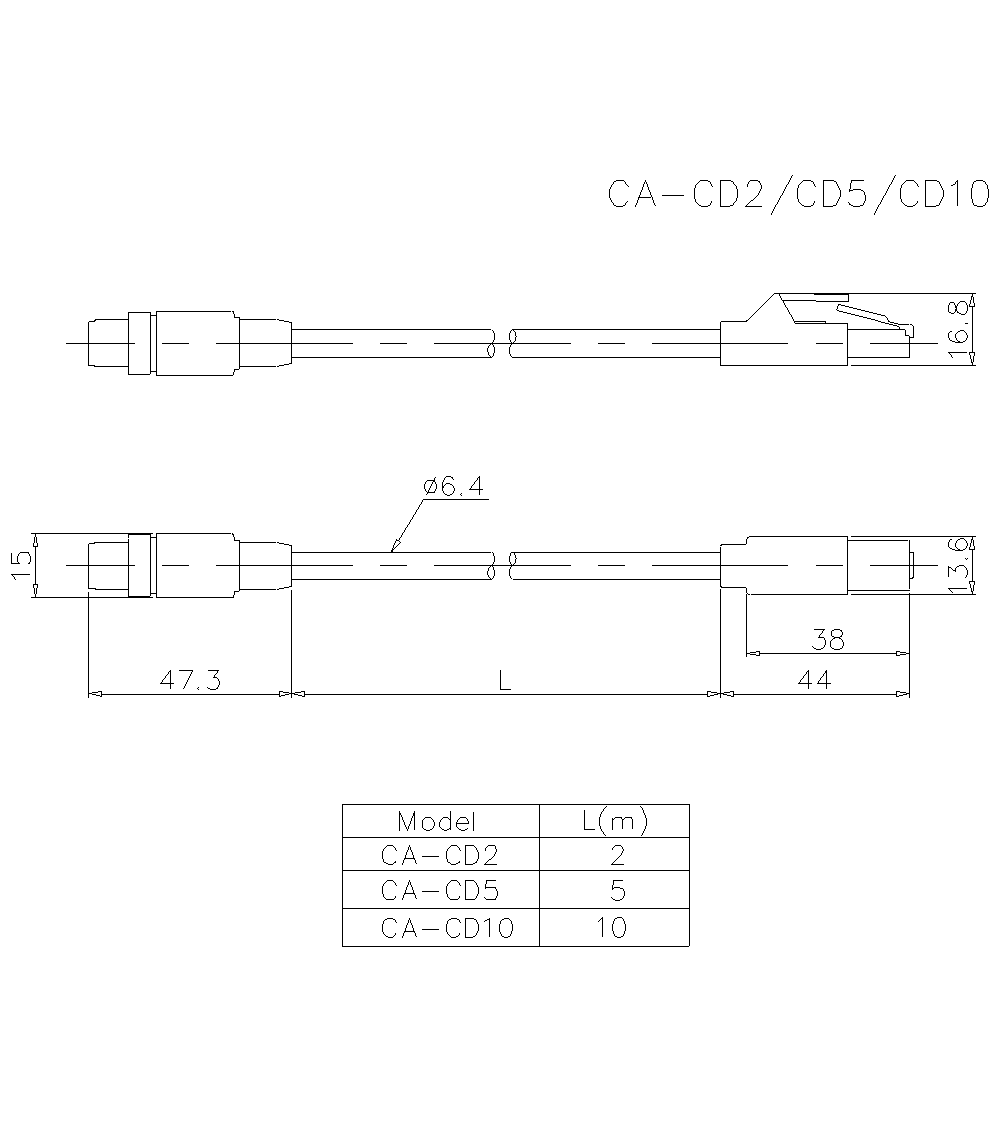 CA-CD2/CD5/CD10 Dimension