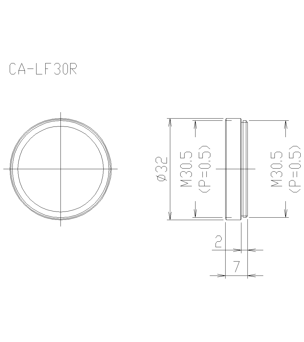 CA-LF30R Dimension