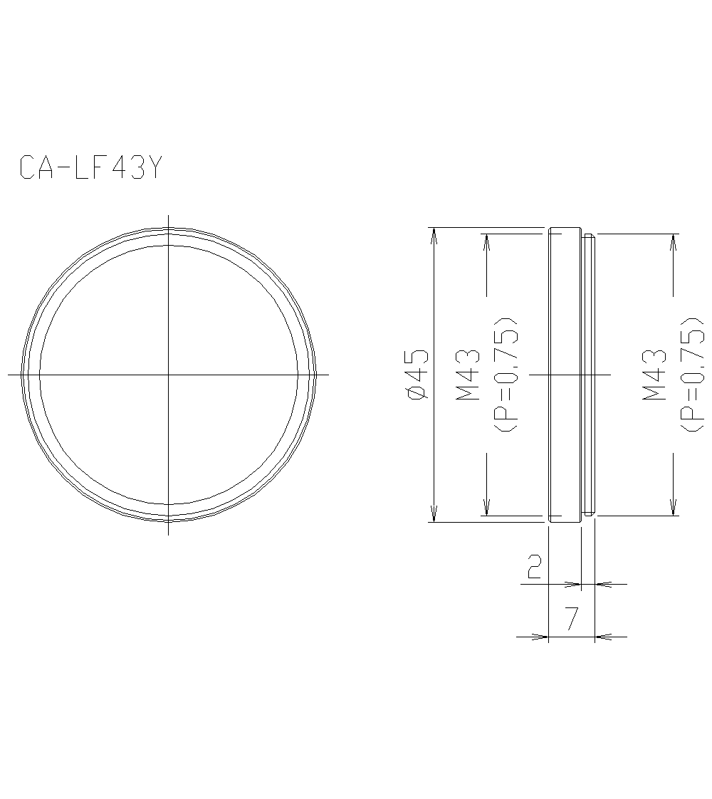 CA-LF43Y Dimension