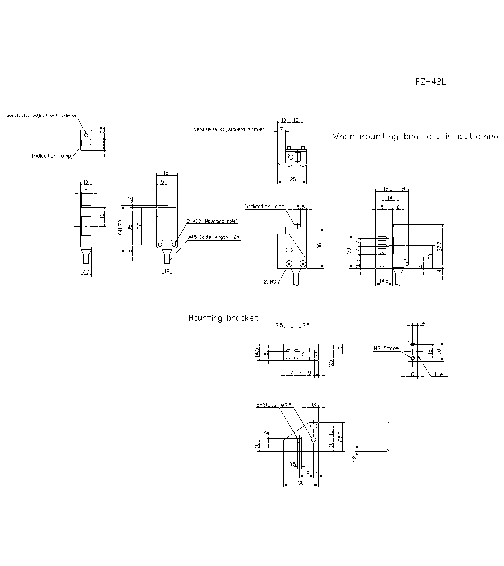 PZ-42L Dimension