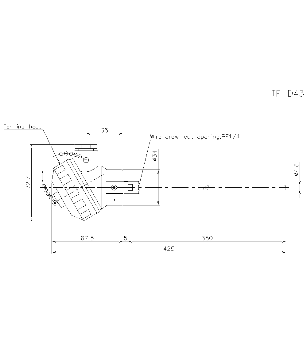 TF-D43 Dimension