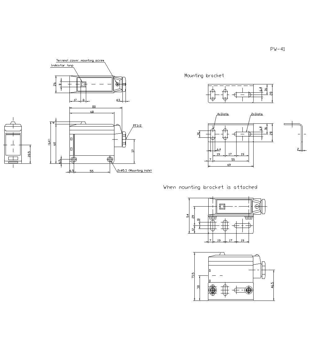 PW-41 Dimension