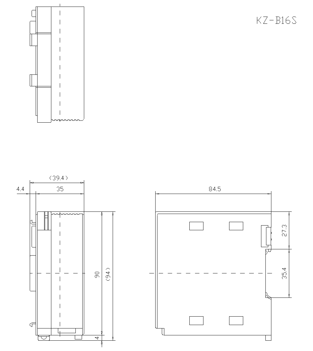 KZ-B16S Dimension