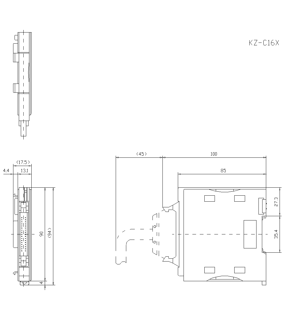 KZ-C16X Dimension