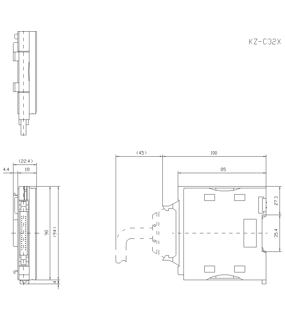 KZ-C32X Dimension