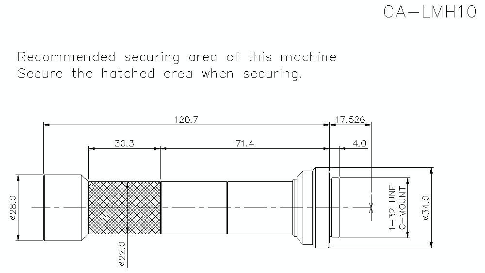 CA-LMH10 Dimension