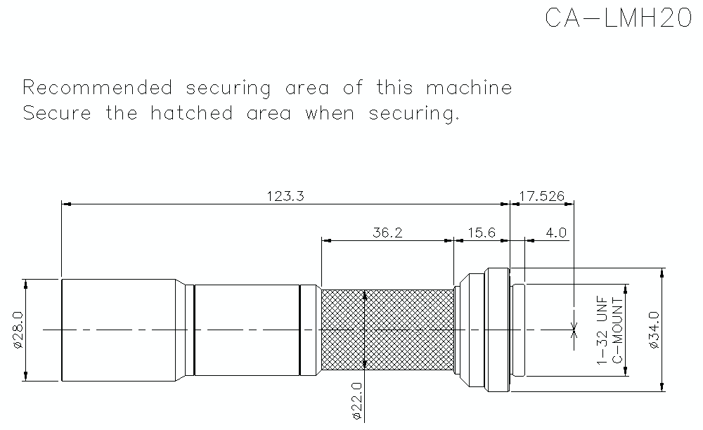 CA-LMH20 Dimension