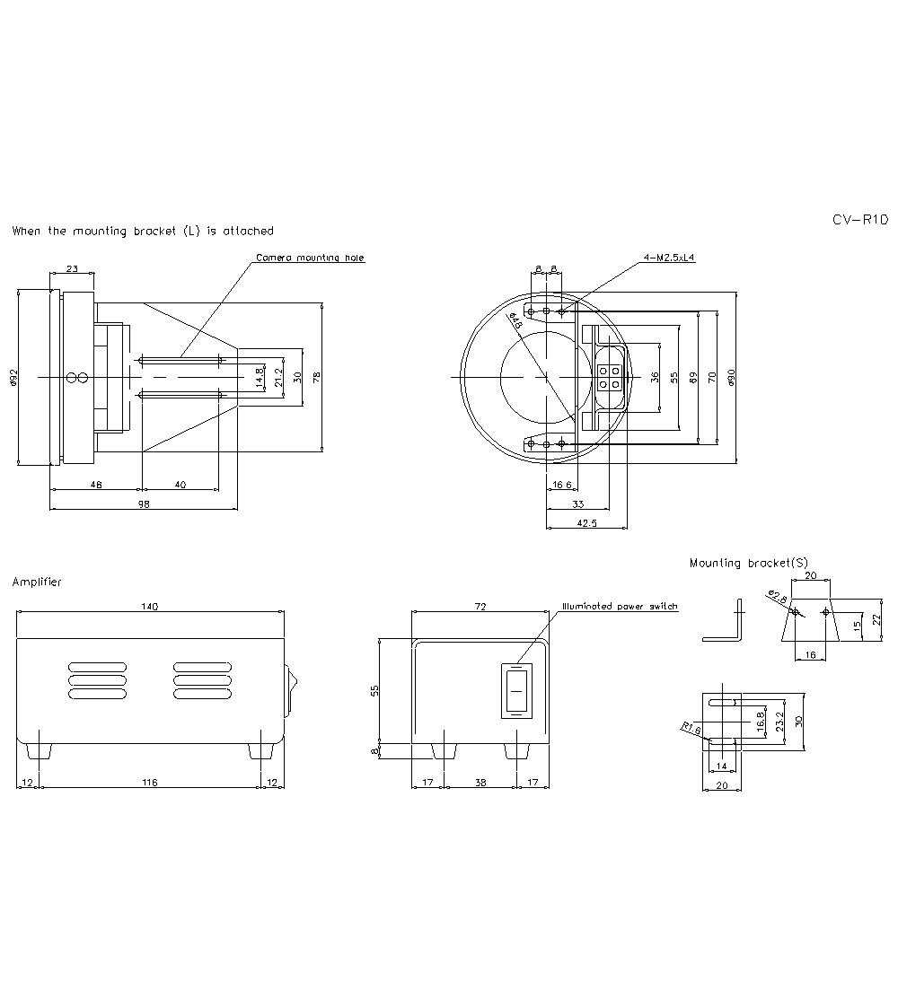 CV-R10 Dimension