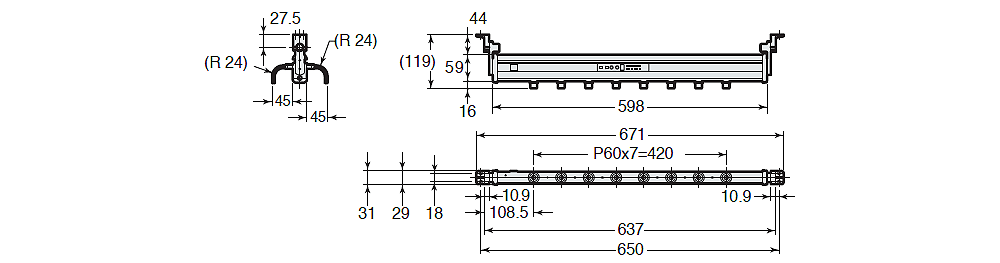 SJ-R060 Dimension