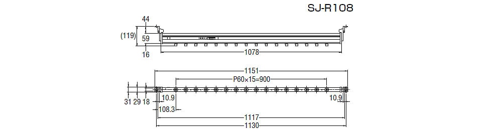 SJ-R108 Dimension