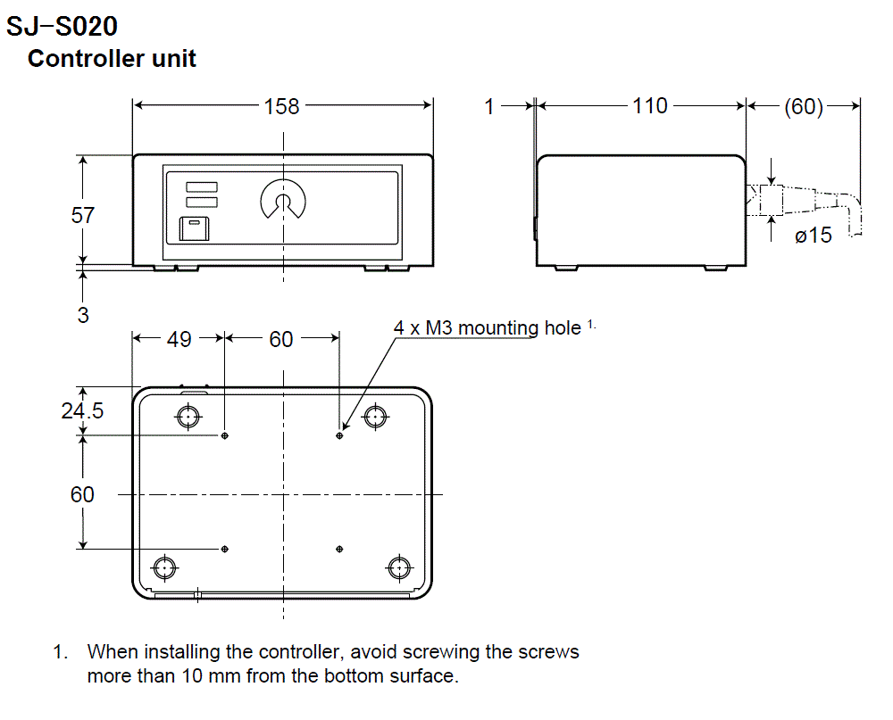 SJ-S020 Dimension