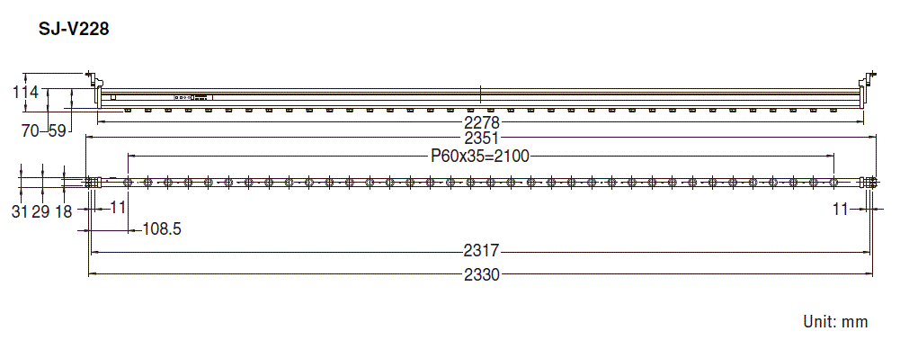 SJ-V228 Dimension