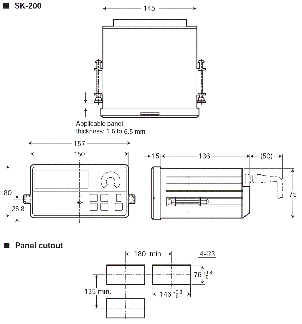 SK-200 Dimension