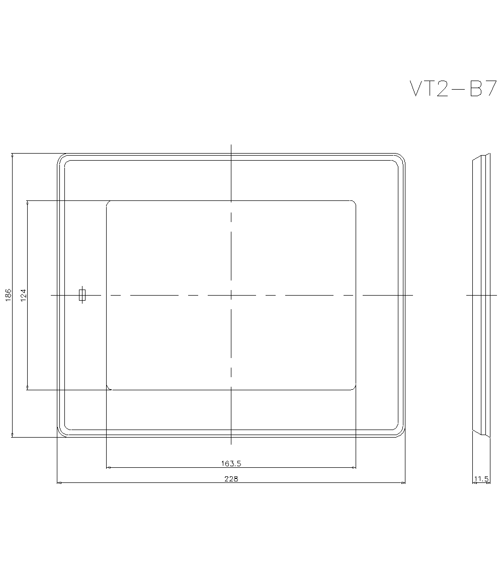 VT2-B7 Dimension