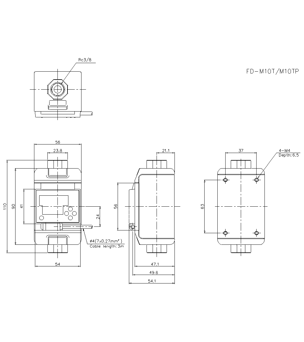 FD-M10AT Dimension