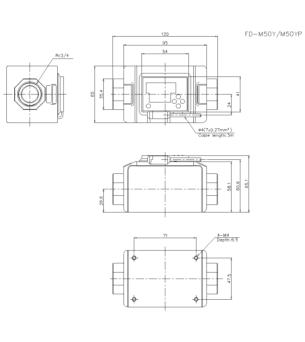 FD-M50YP Dimension