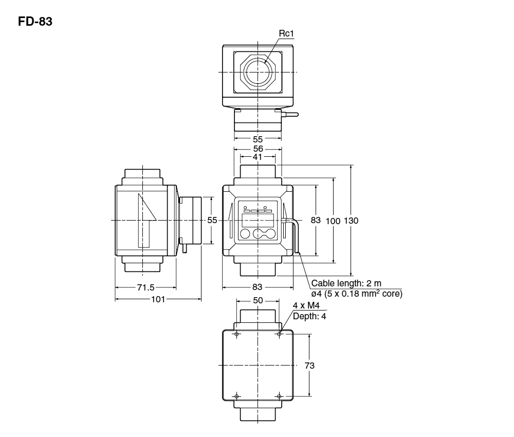 FD-83 Dimension