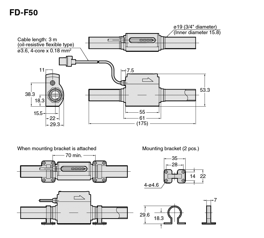 FD-F50 Dimension