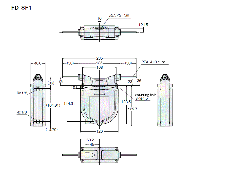 FD-SF1 Dimension