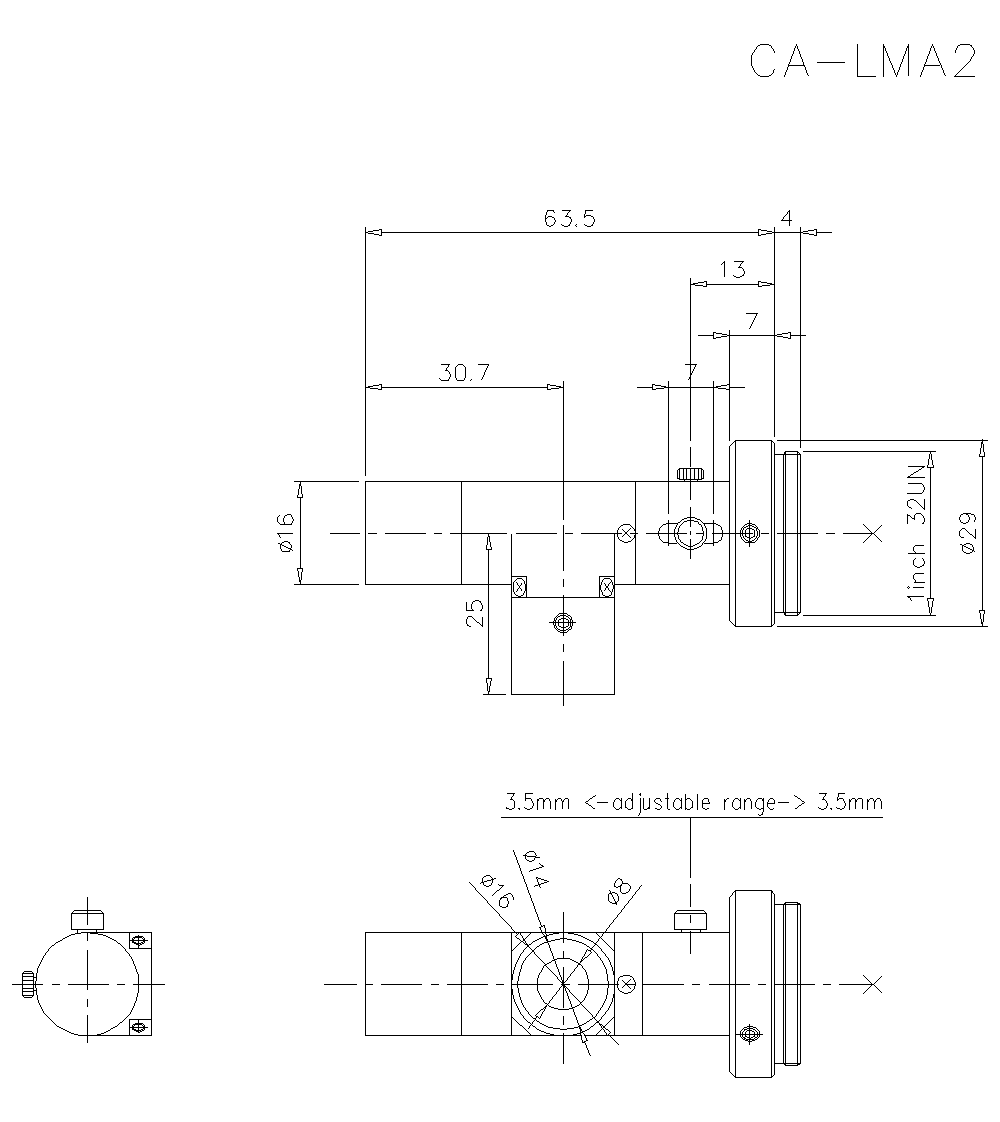 CA-LMA2 Dimension