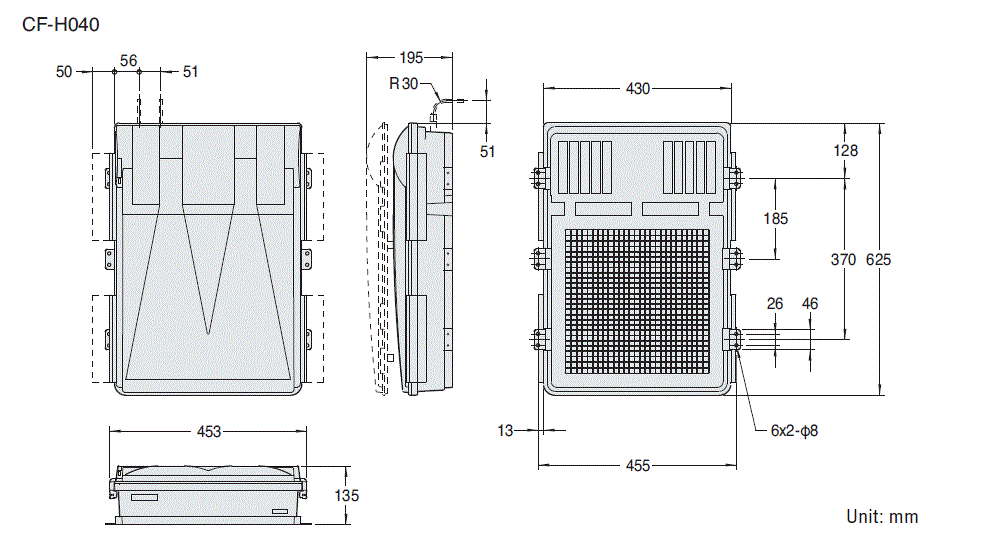 CF-H040 Dimension