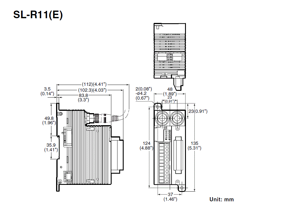 SL-R11/11E Dimension