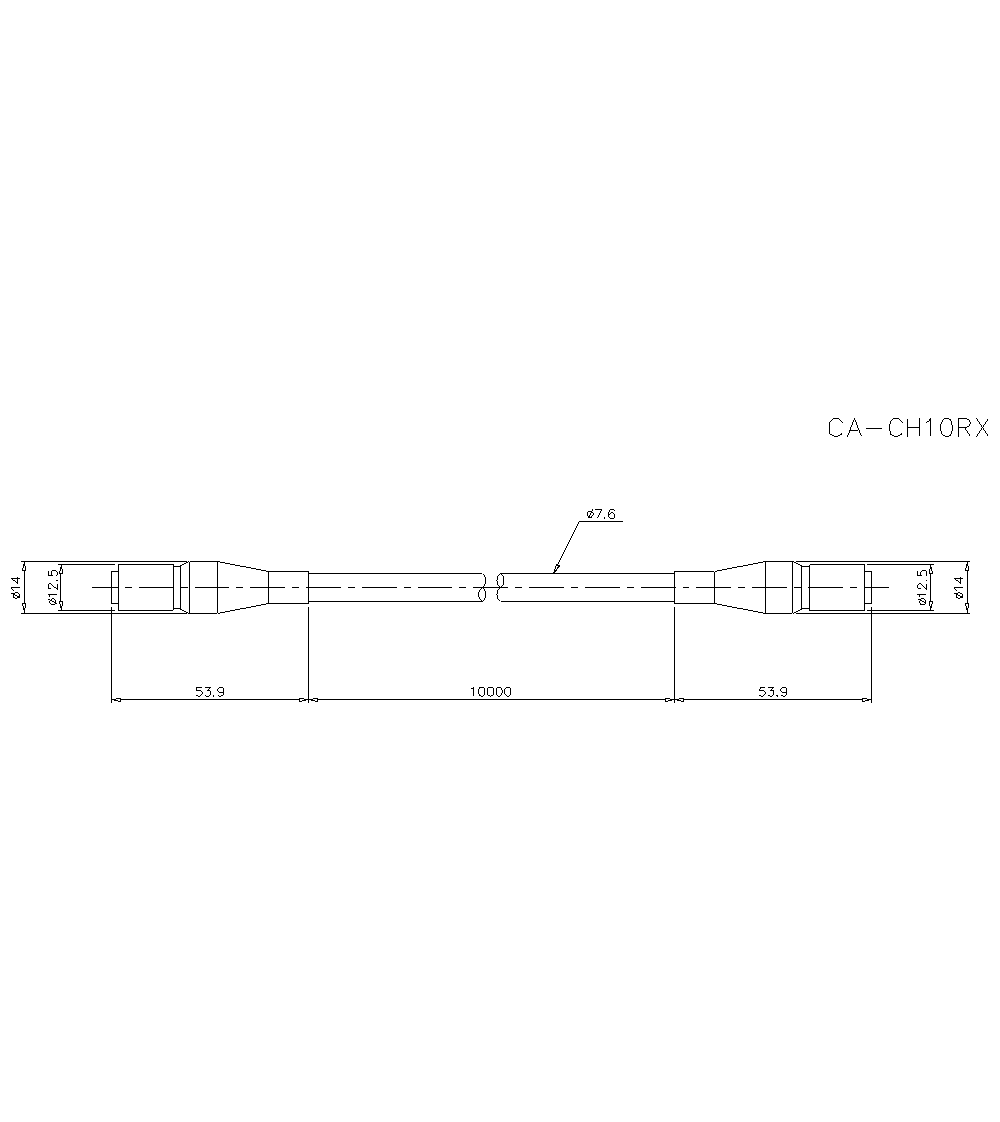 CA-CH10RX Dimension