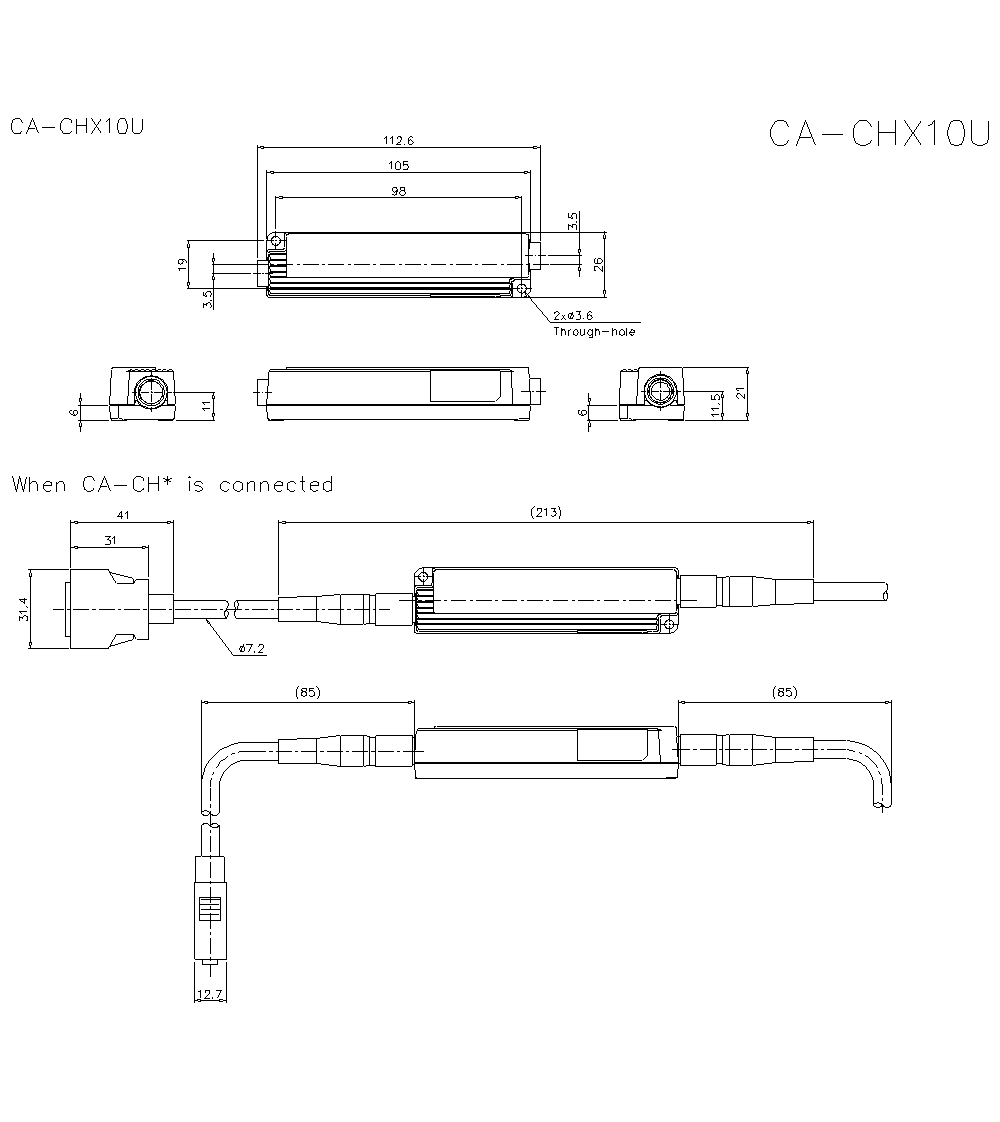 CA-CHX10U Dimension