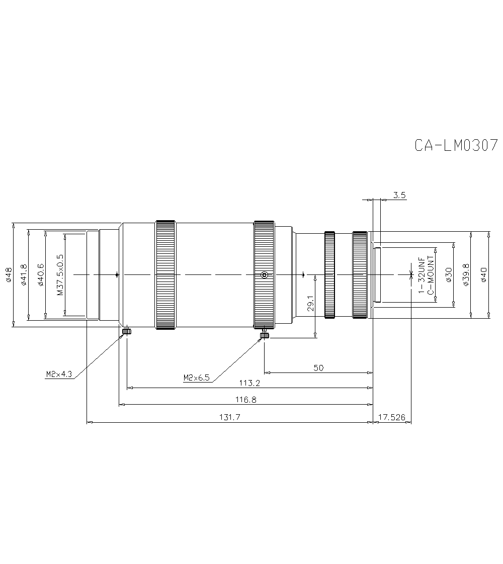 CA-LM0307 Dimension