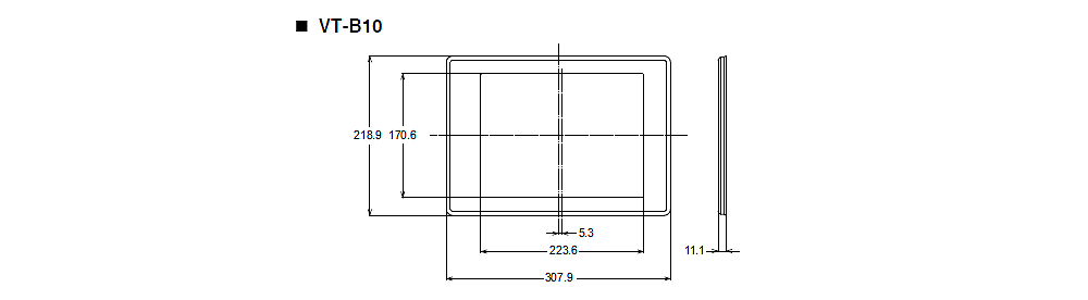 VT-B10 Dimension